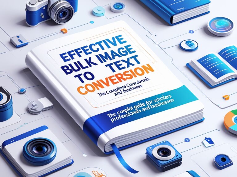 Effective :Bulk Image to Text Conversion The Complete Guide for Scholars, Professionals, and Businesses