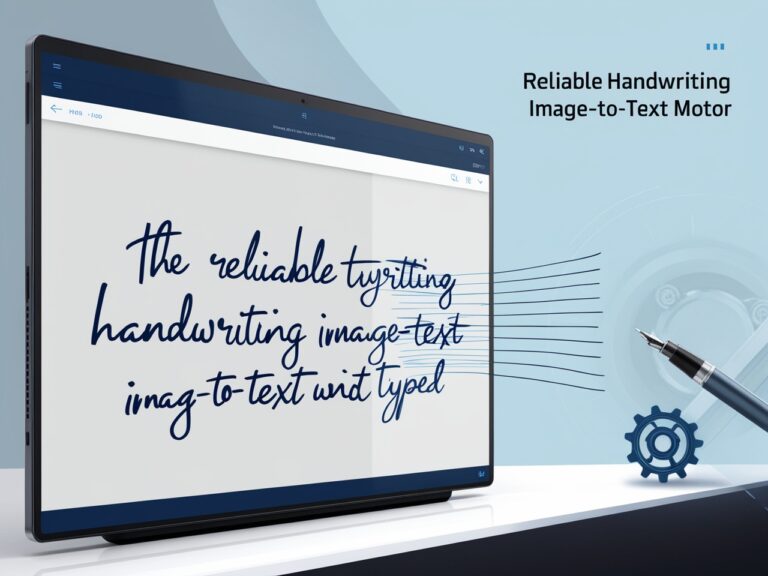 Turn Handwriting into Digital Text