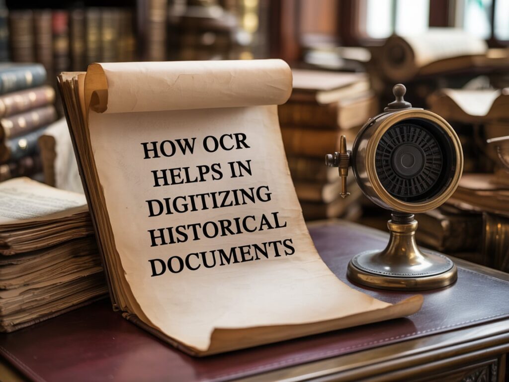 How OCR Helps in Digitizing Historical Documents