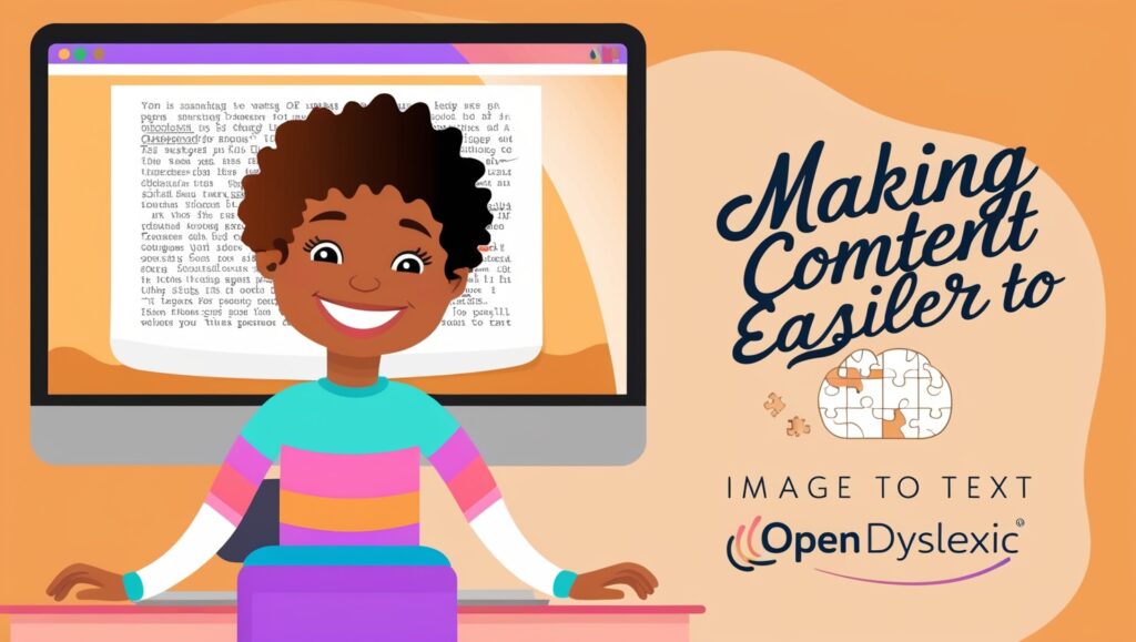 Image to Text for Dyslexic Readers: Making Content Easier to Understand
