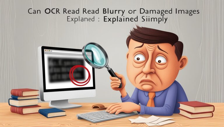 Can OCR Read Blurry or Damaged Images? Explained Simply