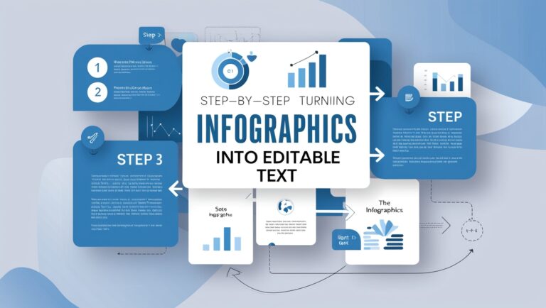 Turning Infographics into Editable Text: Step-by-Step