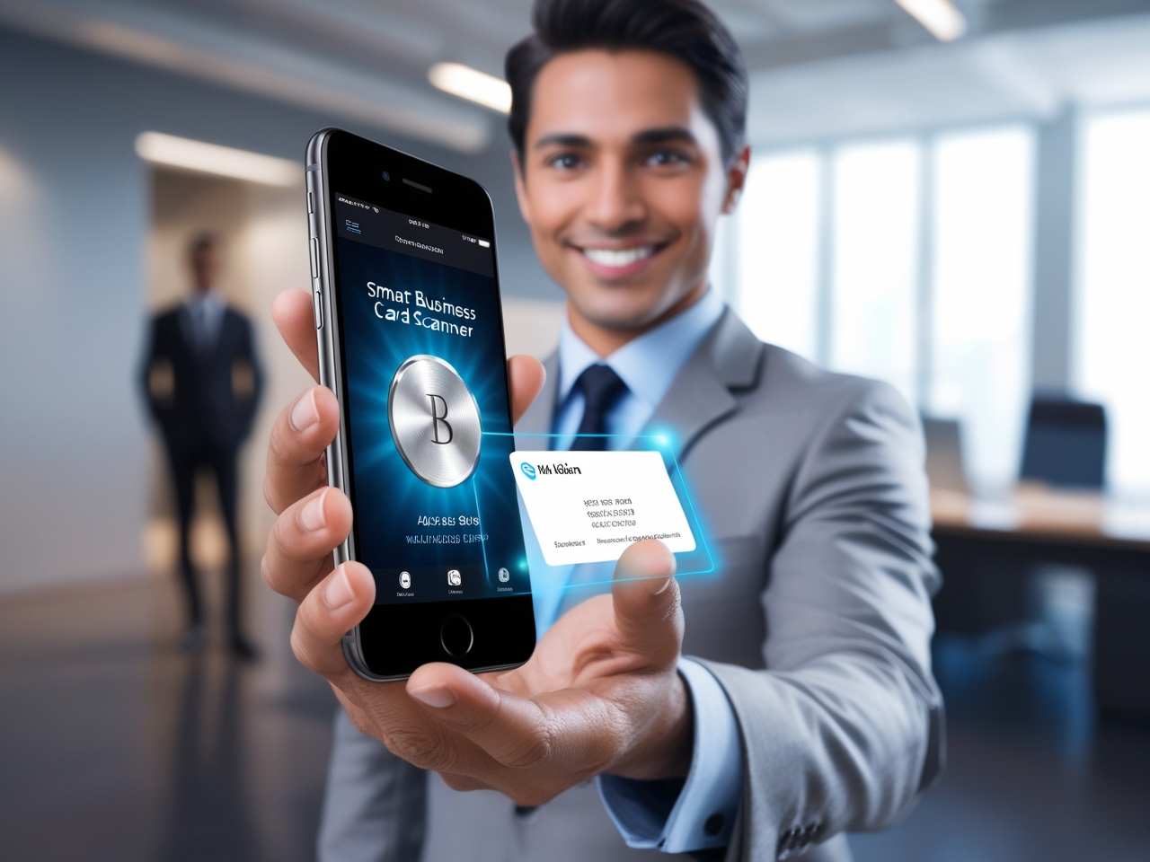 Business Card to Text Recognition