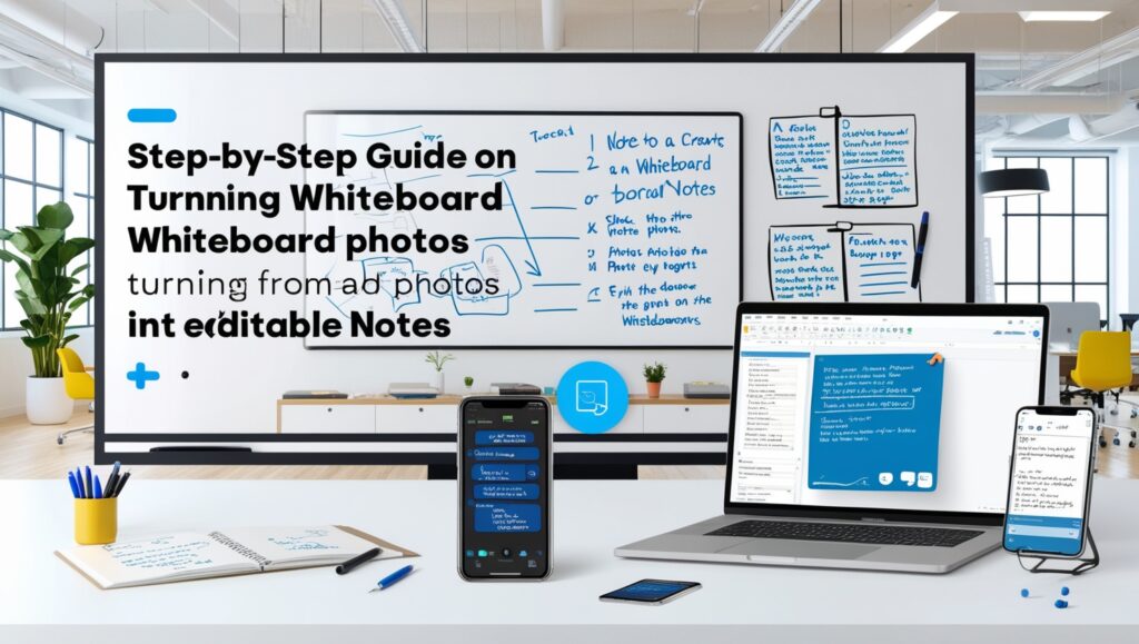 Turning Whiteboard Photos into Editable Notes: A Step-by-Step Guide
