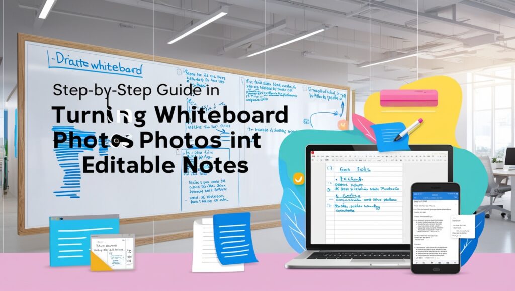 Turning Whiteboard Photos into Editable Notes: A Step-by-Step Guide