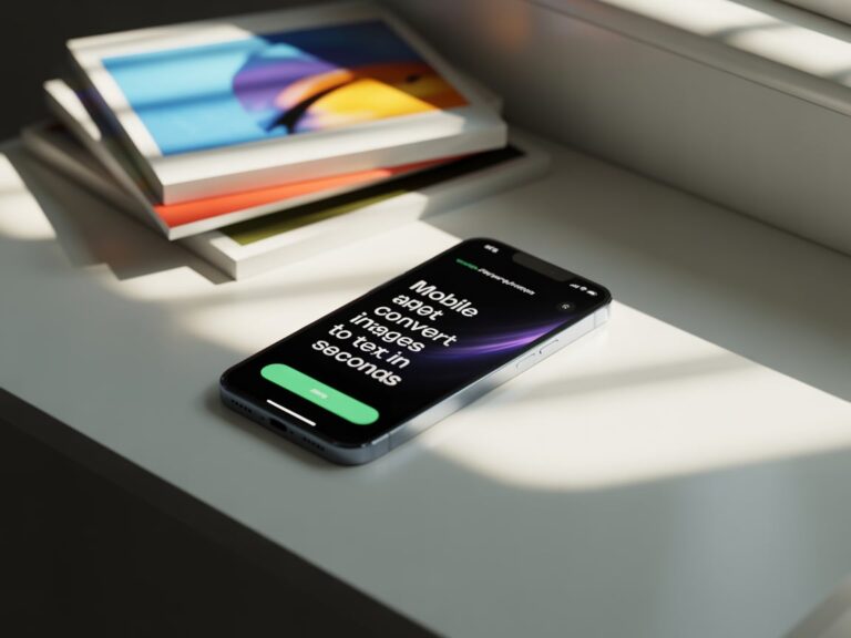 Mobile Apps That Convert Images to Text in Seconds