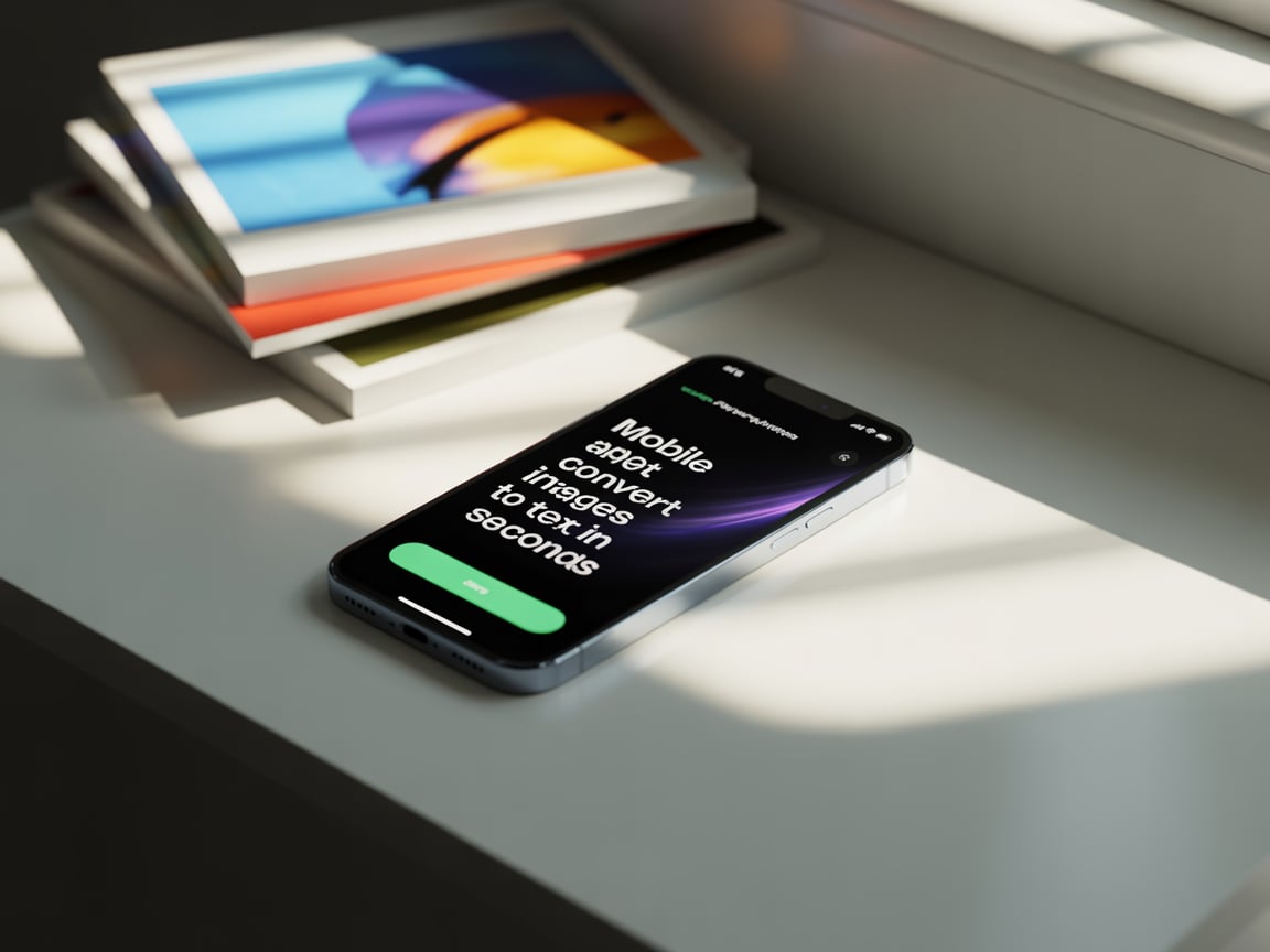 Mobile Apps That Convert Images to Text in Seconds