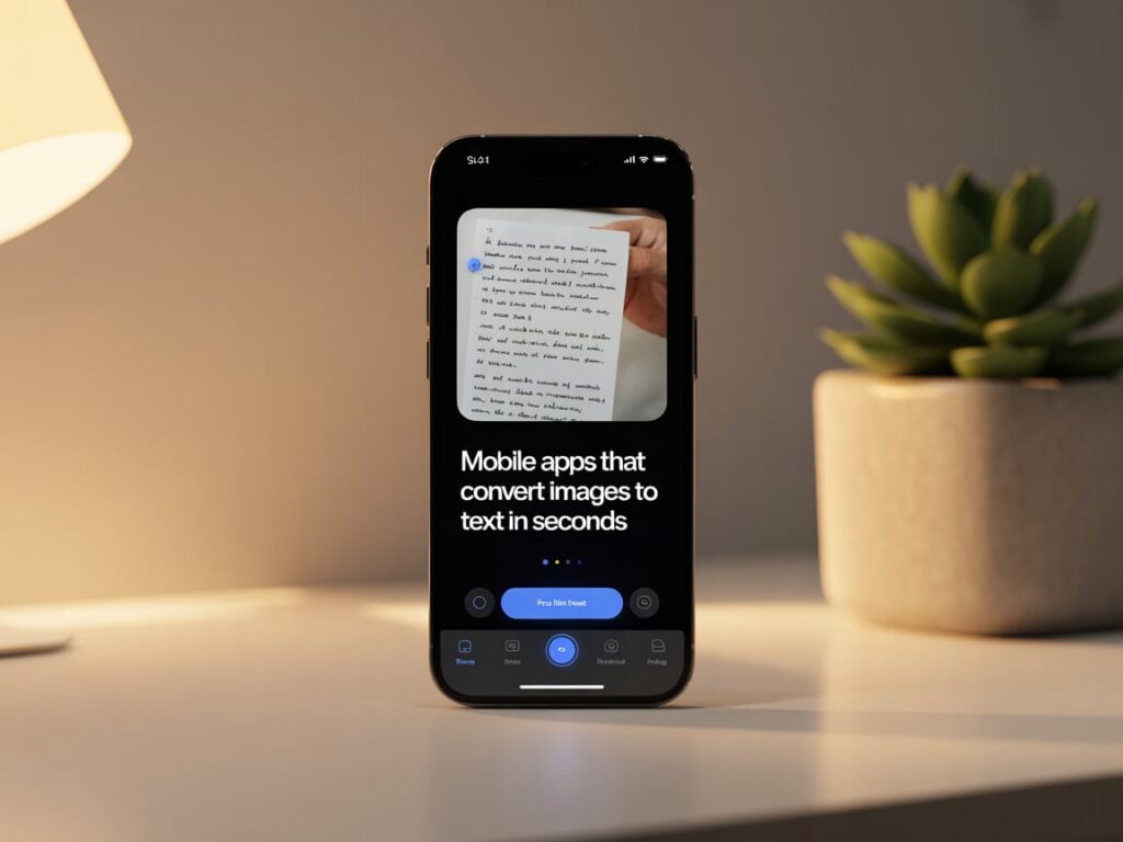 Mobile Apps That Convert Images to Text in Seconds