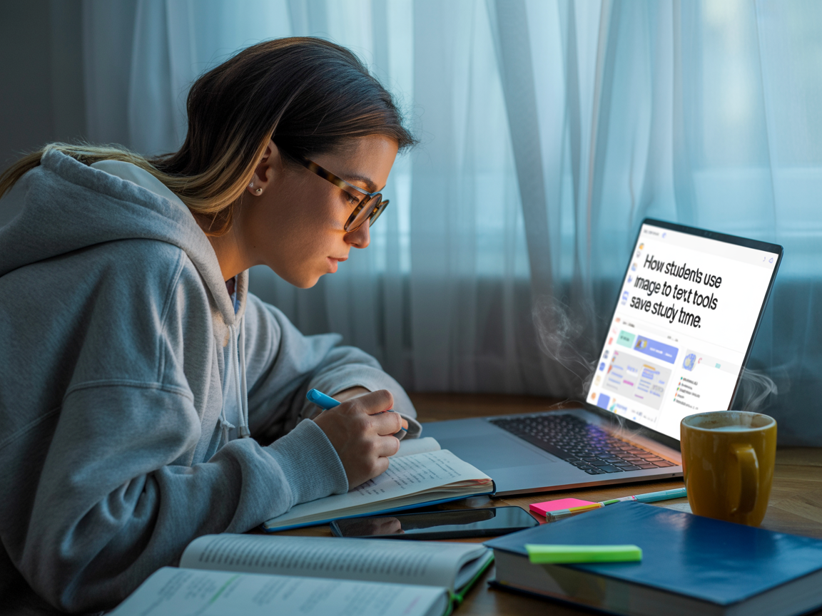 How Students Use Image to Text Tools to Save Study Time